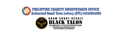 BLACK TALON GAMING CORPORATION DRAW COURT .